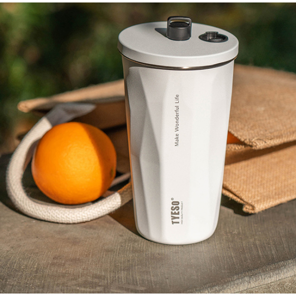 Термочашка для кави та води TYESO, чашка термос з нержавіючої сталі, різні кольори, 600 мл