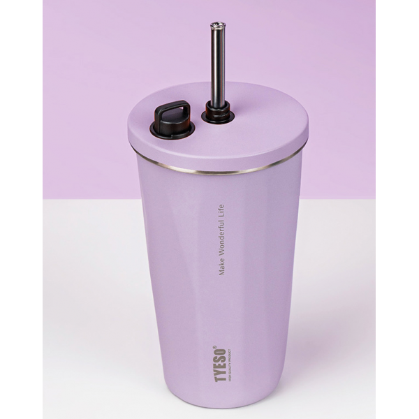 Термочашка для кави та води TYESO, чашка термос з нержавіючої сталі, різні кольори, 600 мл