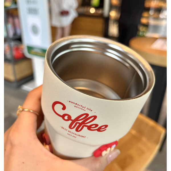 Термочашка Leo Coffee Cup, чашка термос з нержавіючої сталі, різні кольори, 420 мл