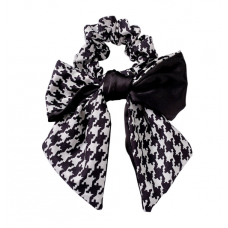 Резинка - бант для волосся "Black&White", 19х13,5 см