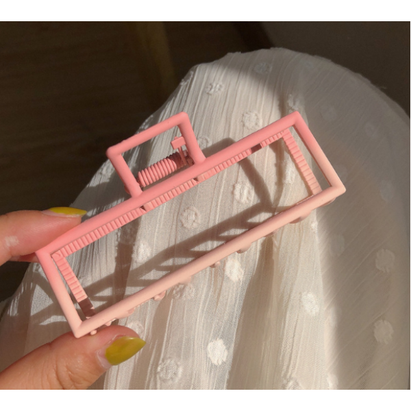 Крабик для волосся "Minimal Pink", рожевий, 9 см Крабик для волосся "Minimal Pink", рожевий, 9 см