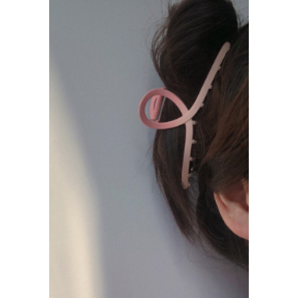 Крабик для волосся "Minimal Pink", рожевий, 11 см