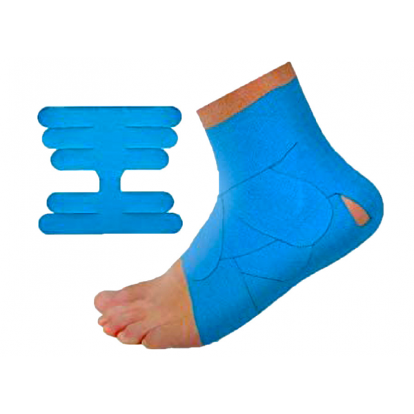 Тейп для щиколотки, кінезіо пластир для щиколотки (упаковка 2 шт)