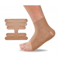 Тейп для щиколотки, кінезіо пластир для щиколотки (упаковка 2 шт)