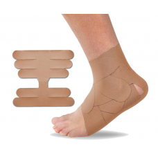 Тейп для щиколотки, кінезіо пластир для щиколотки (упаковка 2 шт)