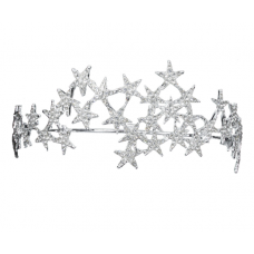 Корона на голову із зірочками "Star", срібло