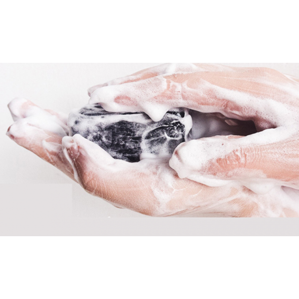 Мило чорне Organic Black Soap Avocado and Argan Oil, з екстрактом авокадо та арганової олії, 120 г