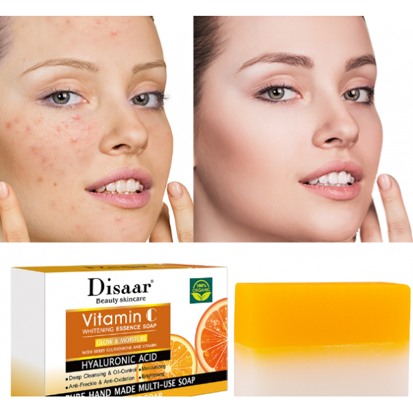 Мило відбілююче Disaar Vitamin C Whitening Essence Soap, з вітаміном С, 100 г