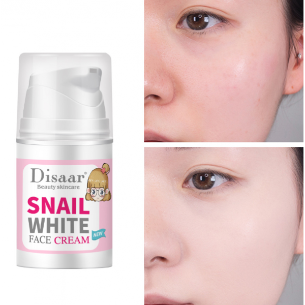 Крем відбілюючий Disaar Snail White Face Cream, з муцином равлика, 60 мл