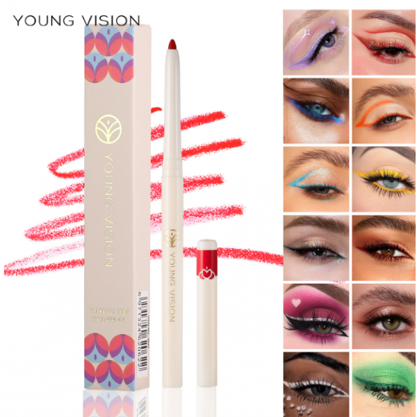 Олівець для очей Young Vision Cream Gel Liner Waterproof, 12 кольорів