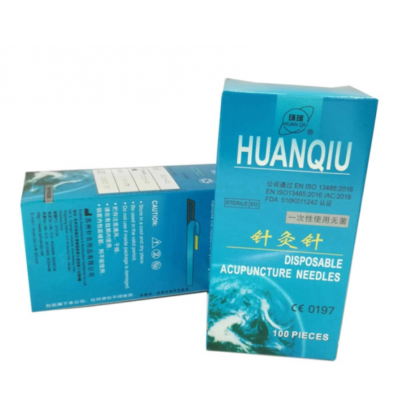 Голки акупунктурні одноразові для голкорефлексотерапії, нержавіюча сталь Huanqiu Sterile Acupuncture Needles for Single Use, 0,3х13 мм, 100 шт Голки акупунктурні одноразові для голкорефлексотерапії, нержавіюча сталь Huanqiu Sterile Acupuncture Needles for Single Use, 0,3х13 мм, 100 шт