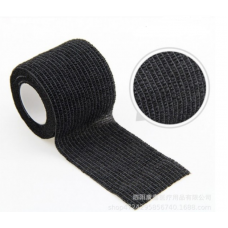 Бинт еластичний Coban 7,5 см, фіксуючий, самозакріплюючий, бинт Кобан, аутоадгезійний бинт, чорний, 7,5 см х 4,5 м