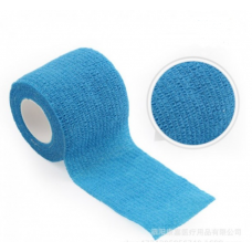 Бинт еластичний Coban 10 см, фіксуючий, самозакріплюючий, бинт Кобан, аутоадгезійний бинт, блакитний, 10 см х 4,5 м
