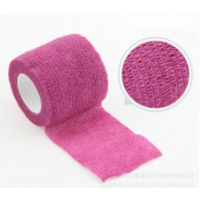 Бинт еластичний Coban 7,5 см, фіксуючий, самозакріплюючий, бинт Кобан, аутоадгезійний бинт, рожевий, 7,5 см х 4,5 м