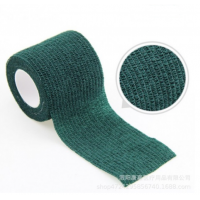 Бинт еластичний Coban 2,5 см, фіксуючий, самозакріплюючий, бинт Кобан, аутоадгезійний бинт, темно - зелений, 2,5 см х 4,5 м