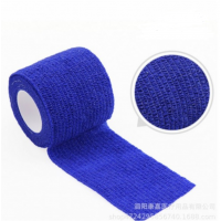 Бинт еластичний Coban 7,5 см, фіксуючий, самозакріплюючий, бинт Кобан, аутоадгезійний бинт, темно - синій, 7,5 см х 4,5 м