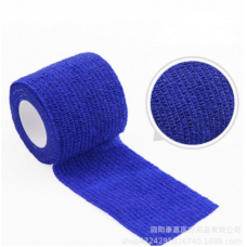 Бинт еластичний Coban 7,5 см, фіксуючий, самозакріплюючий, бинт Кобан, аутоадгезійний бинт, темно - синій, 7,5 см х 4,5 м