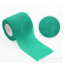 Бинт еластичний Coban 7,5 см, фіксуючий, самозакріплюючий, бинт Кобан, аутоадгезійний бинт, зелений, 7,5 см х 4,5 м