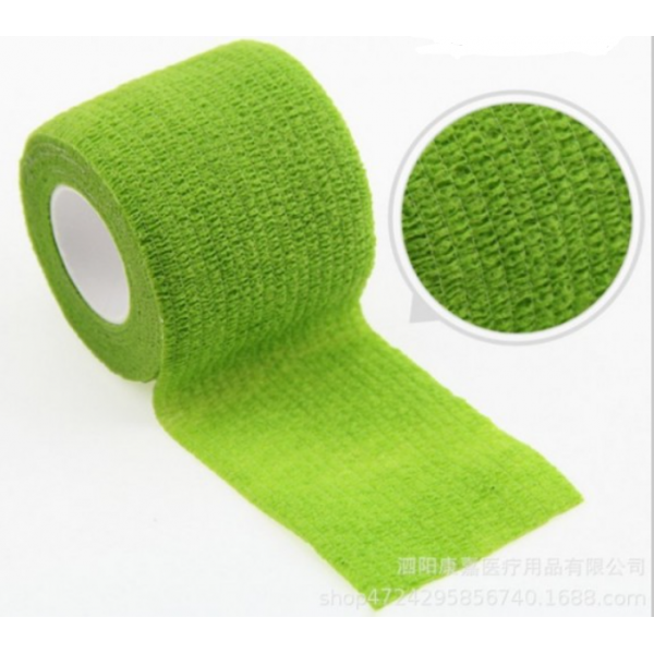 Бинт еластичний Coban 7,5 см, фіксуючий, самозакріплюючий, бинт Кобан, аутоадгезійний бинт, салатовий, 7,5 см х 4,5 м