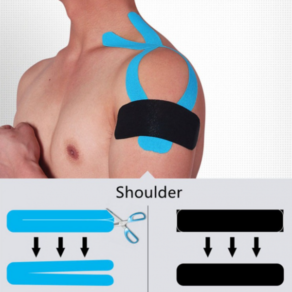 Тейп Кінезіо 7.5 см, кінезіологічна стрічка Kinesiology Tape, 7.5 см, бежевий