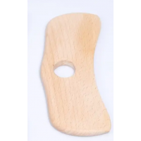 Шкребок Гуаша, дерев'яна пластина, масажер, 18х7 см