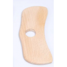 Шкребок Гуаша, дерев'яна пластина, масажер, 18х7 см