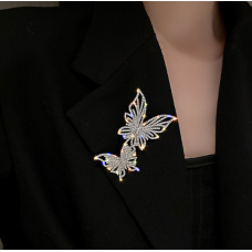 Брошка у формі метеликів "Beautiful Butterfly", срібло