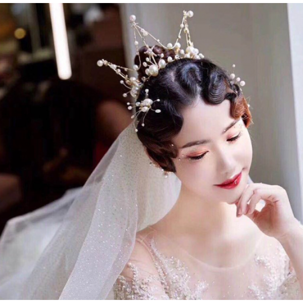 Корона на голову у стилі Бароко, золото Корона на голову у стилі Бароко, золото