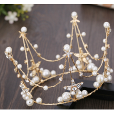 Корона на голову у стилі Бароко, золото