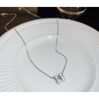 Цепочка "Metallic Hermes", серебро