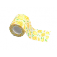 Бинт еластичний Coban 5см, Лимон, фіксуючий, самозакріплюючий, бинт Кобан, самоклеючий, аутоадгезійний бинт, 5 см х 4,5 м