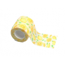 Бинт еластичний Coban 5см, Лимон, фіксуючий, самозакріплюючий, бинт Кобан, самоклеючий, аутоадгезійний бинт, 5 см х 4,5 м