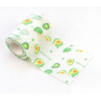 Бинт еластичний Coban 5см, Авокадо, фіксуючий, самозакріплюючий, бинт Кобан, самоклеючий, аутоадгезійний бинт, 5 см х 4,5 м