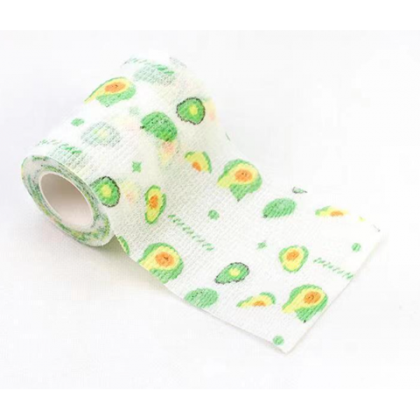 Бинт еластичний Coban 5см, Авокадо, фіксуючий, самозакріплюючий, бинт Кобан, самоклеючий, аутоадгезійний бинт, 5 см х 4,5 м