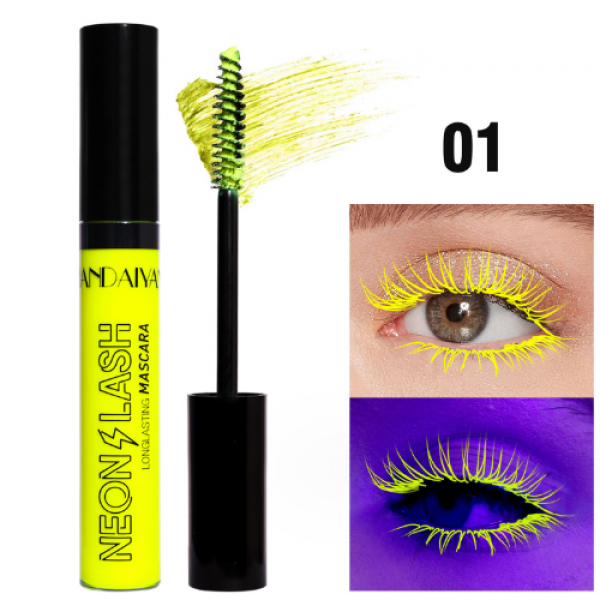 Туш для вій неонова Handaiyan Neon Lash Mascara, 6 кольорів, 9 мл Туш для вій неонова Handaiyan Neon Lash Mascara, 6 кольорів, 9 мл