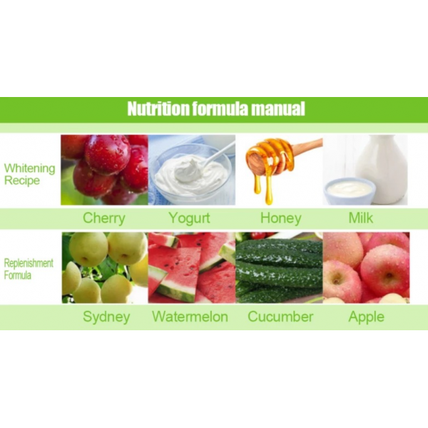 Апарат для виготовлення гідрогелевих масок для обличчя Automatic Fruit Mask Machine, білий