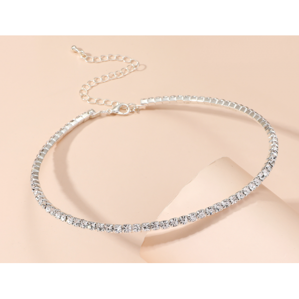 Ланцюжок "Small Rhinestone", срібло