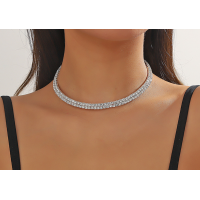 Ланцюжок "Medium Rhinestone", срібло