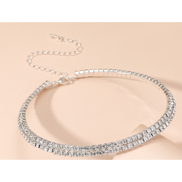 Ланцюжок "Medium Rhinestone", срібло