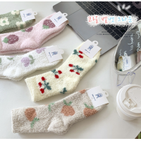 Носки махровые женские, теплые носки с принтом, разные виды, 36-39