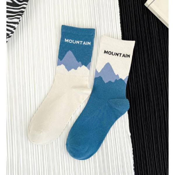 Шкарпетки жіночі бавовняні, різнокольорові, парні шкарпетки різних кольорів, шкарпетки середньої довжини, різні кольори, 36-39