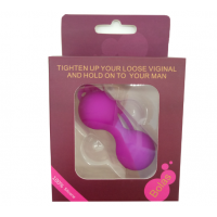 Кульки вагінальні Bolas, вагінальні кульки для вправ Кегеля, д. 2,8 см, 53 г, силікон