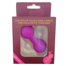 Кульки вагінальні Bolas, вагінальні кульки для вправ Кегеля, д. 3 см, 89 г, силікон