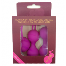 Набір вагінальних кульок Bolas, вагінальні кульки для вправ Кегеля, силікон, 3 шт