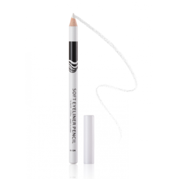 Олівець для очей Menow Soft Eyeliner Pencil, білий олівець - підводка для очей, 1 г