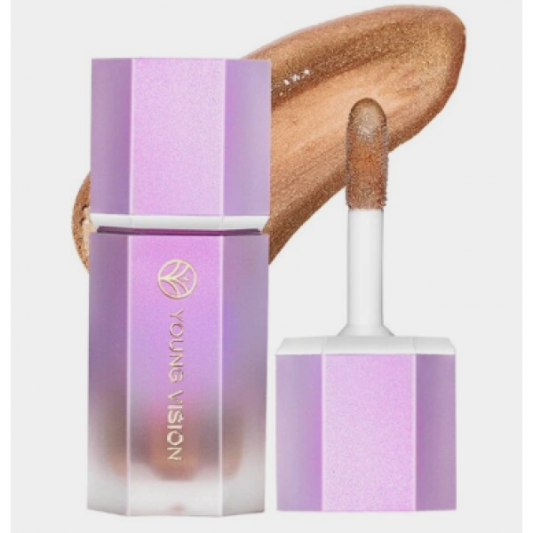 Хайлайтер рідкий із шиммером Young Vision, хайлайтер із аплікатором, рідкий люмінайзер, 3 кольори