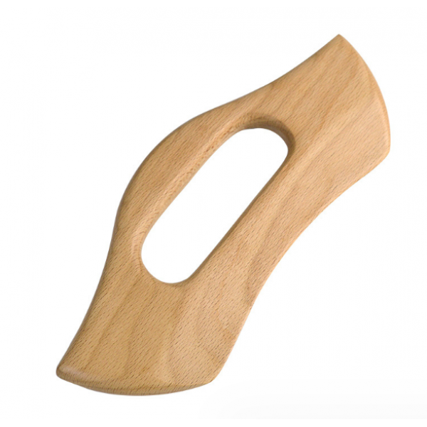 Шкребок ГуаШа, дерев'яна пластина масажер для ГуаШа, 8,5х20 см