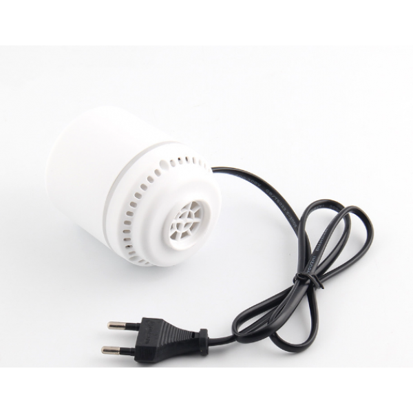 Насос вакуумний електричний, насос для вакуумних пакетів, насос для кемпінгу, насос євровилка, білий