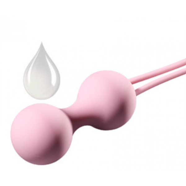Кульки вагінальні Bolas, вагінальні кульки для вправ Кегеля, д. 3 см, 89 г, силікон