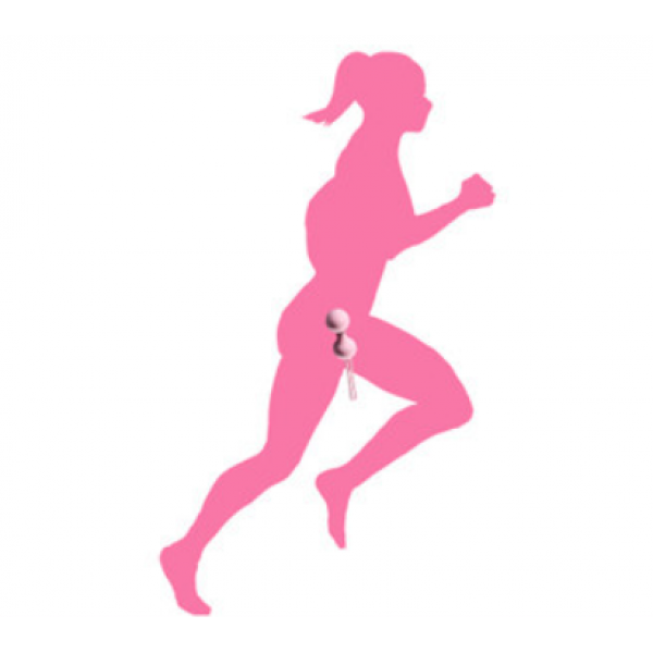 Кульки вагінальні Bolas, вагінальні кульки для вправ Кегеля, д. 3 см, 89 г, силікон